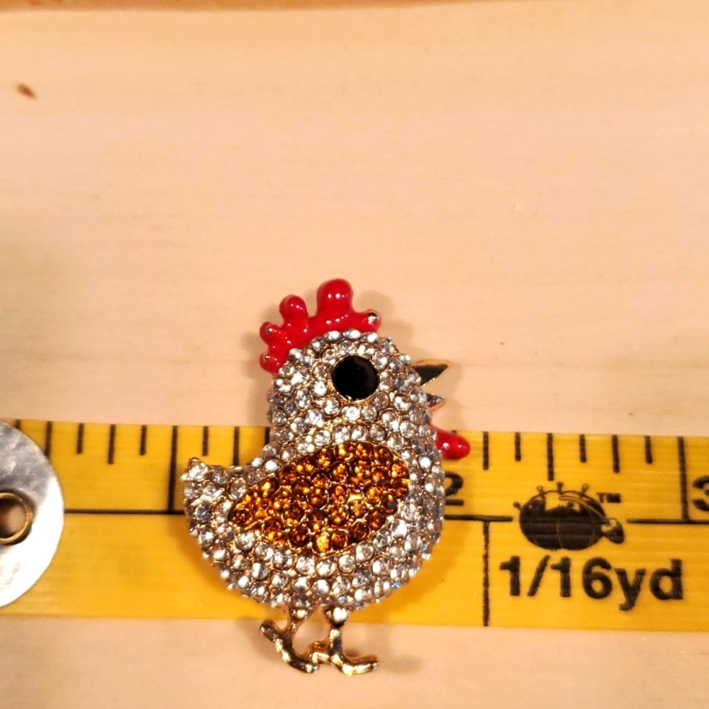 Chicken Brooch